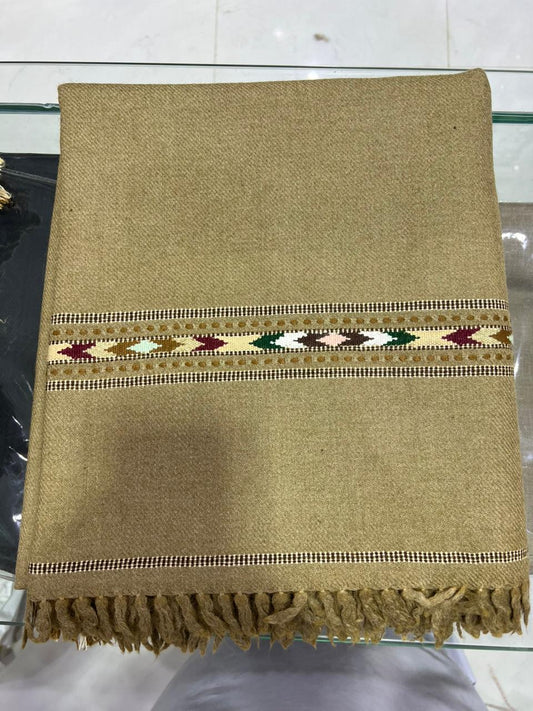 Pure Kashmiri Wool Shawl (Chadar) - Warm & Soft - Premium Quality