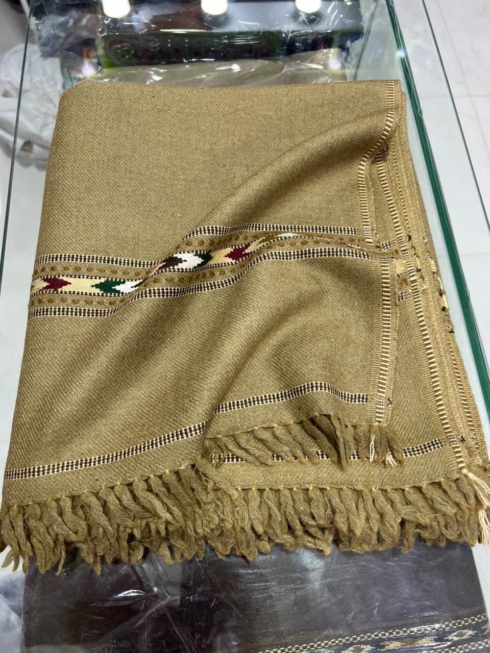 Pure Kashmiri Wool Shawl (Chadar) - Warm & Soft - Premium Quality