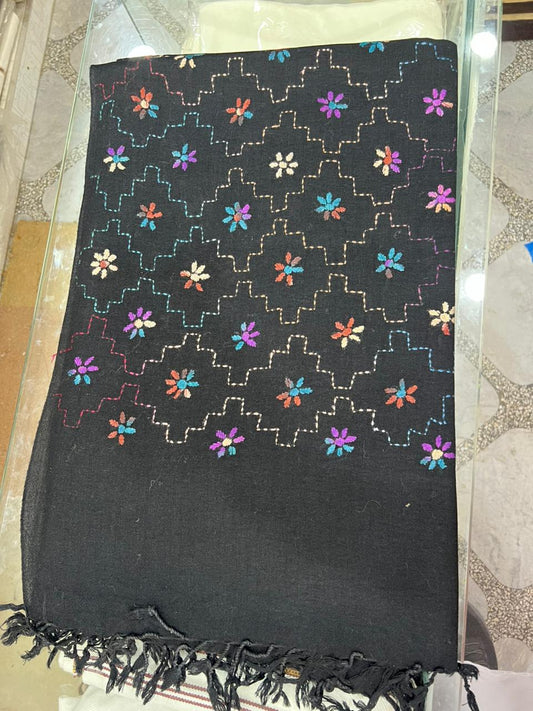 Al Master Swat Hand Embroidery Shawl - Premium Wool - Ladies Winter Dushala
