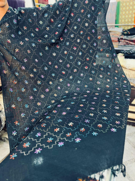 Al Master Swat Hand Embroidery Shawl - Premium Wool - Ladies Winter Dushala