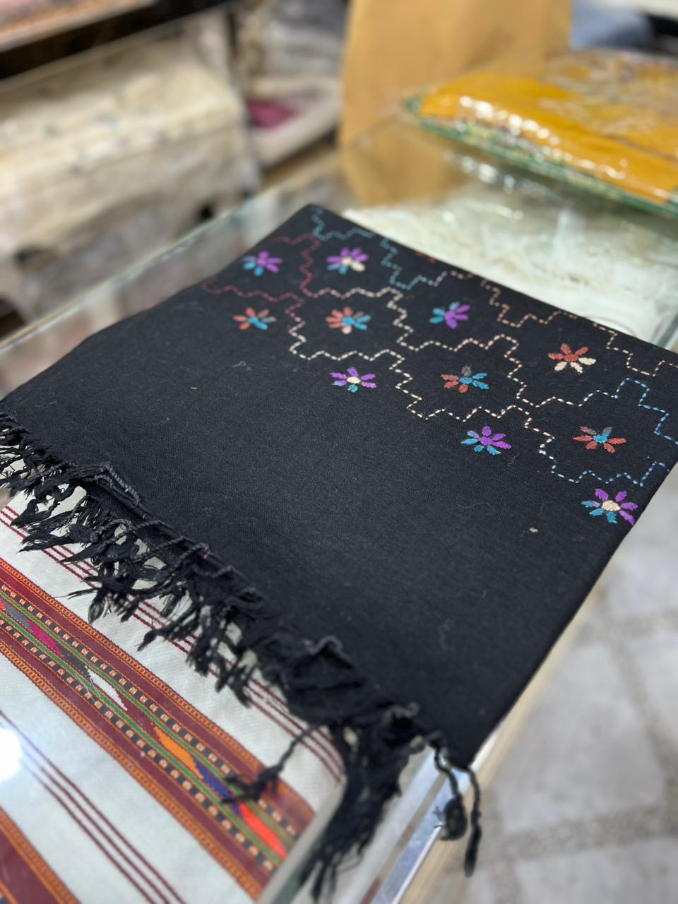 Al Master Swat Hand Embroidery Shawl - Premium Wool - Ladies Winter Dushala