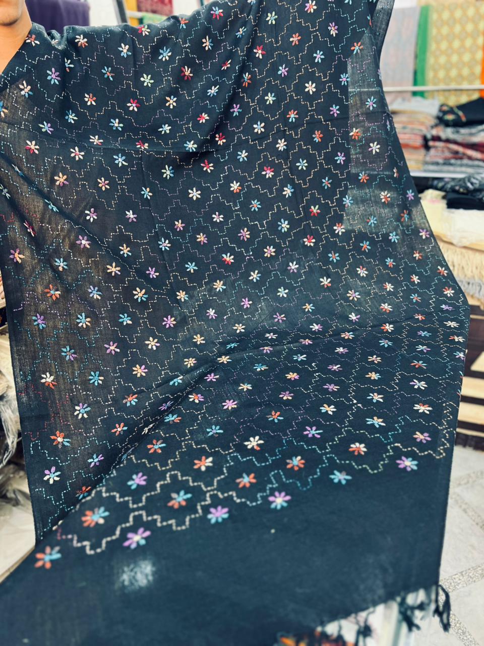 Al Master Swat Hand Embroidery Shawl - Premium Wool - Ladies Winter Dushala